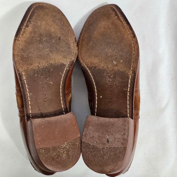 Florsheim Marlton Limited Cognac Leather with Suede Oxfords Men's 12D - Picture 9 of 9